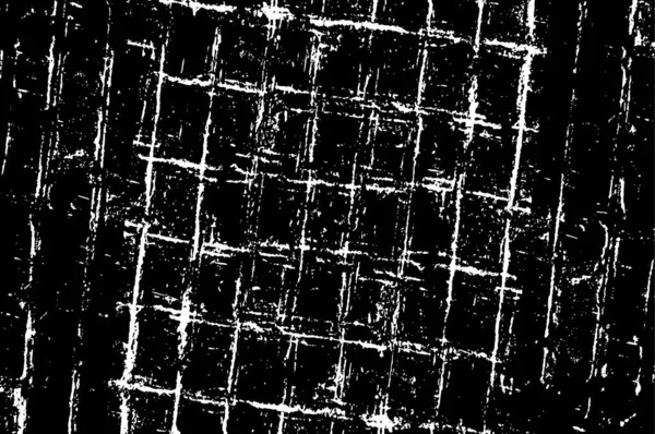 Напряженный Фон Черно Белой Текстуре Царапинами Линиями Абстрактная Иллюстрация — стоковый вектор