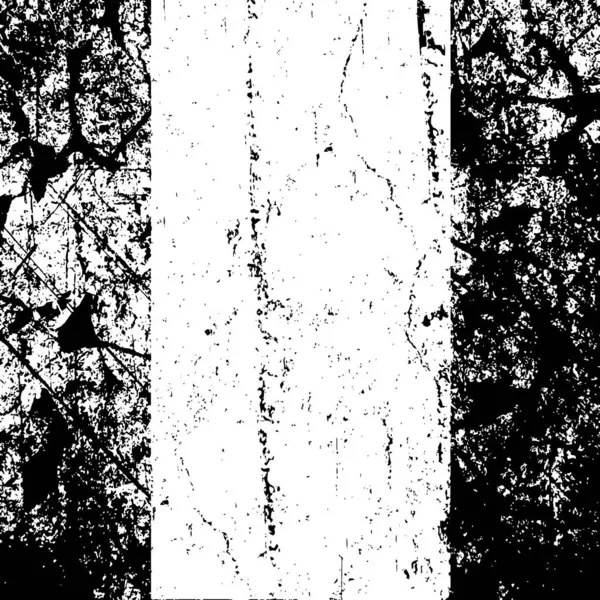 黒と白のテクスチャに傷と線で悩まされた背景 抽象的なイラスト — ストックベクタ