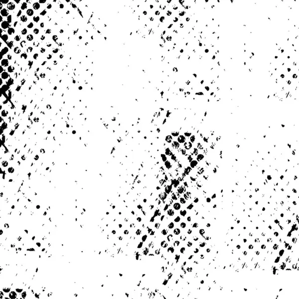 Verontruste Achtergrond Zwart Wit Textuur Met Krassen Lijnen Abstracte Illustratie — Stockvector