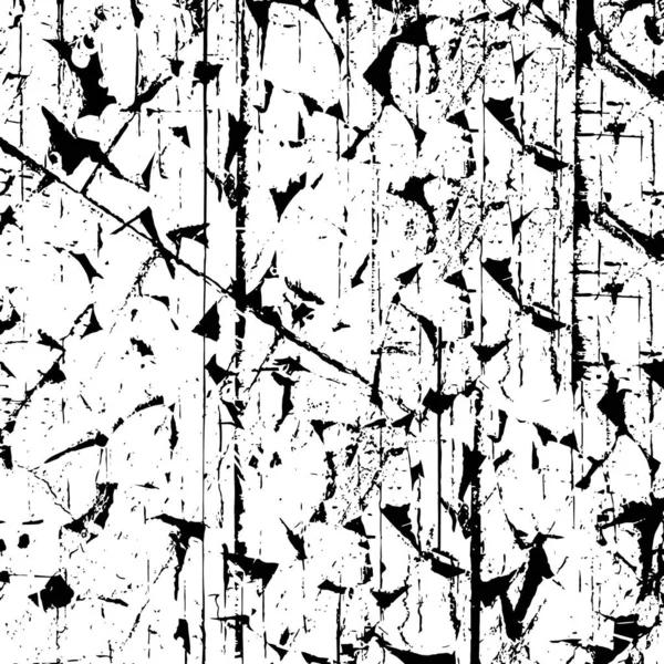 Тривожний Фон Чорно Білій Текстурі Подряпинами Лініями Абстрактна Ілюстрація — стоковий вектор