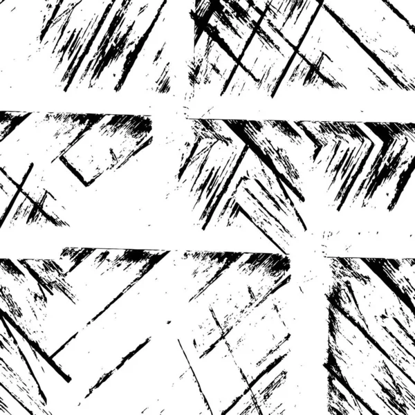 Abstrakcyjny Czarny Biały Grunge Teksturowane Tło Wektor Ilustracja — Wektor stockowy