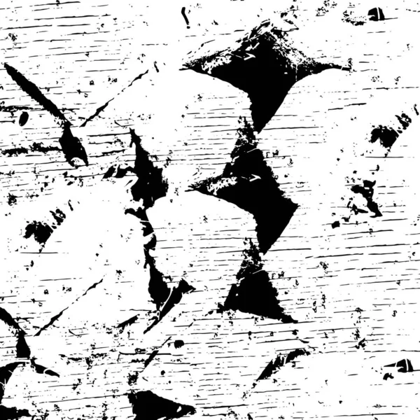 Textura Monocromática Con Arañazos Grietas — Archivo Imágenes Vectoriales