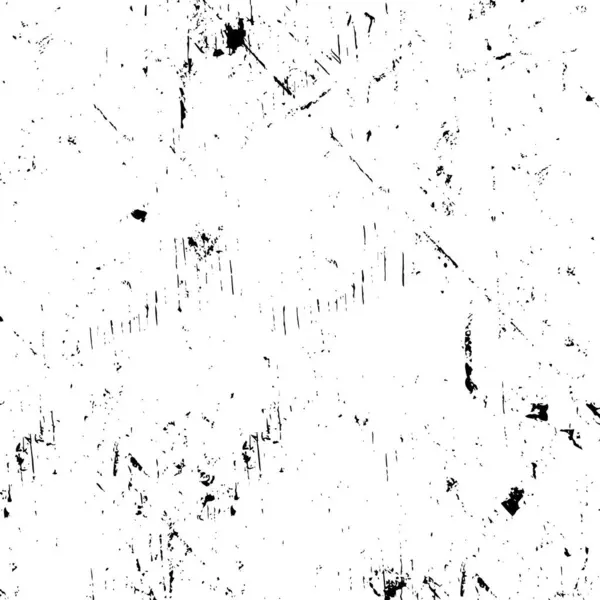 Verstoorde Overlay Textuur Van Gebarsten Beton Grunge Achtergrond Abstracte Halftoon — Stockvector