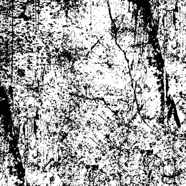 Sklíčená Překrytá Textura Popraskaného Betonu Grunge Pozadí Abstraktní Vektorová Ilustrace — Stockový vektor