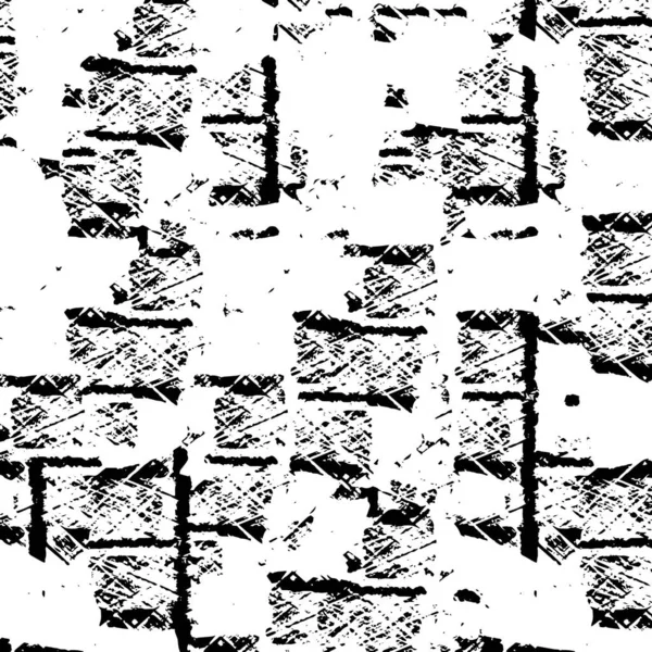 破碎混凝土的可怜的叠层纹理 粗糙的背景 抽象的半色调矢量插图 — 图库矢量图片