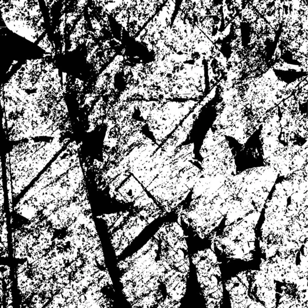 Текстурированный Черно Белый Графический Дизайн Пятнами — стоковый вектор