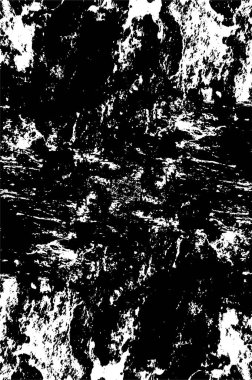 Kaba ve basit bir desen, inişli çıkışlı vuruşlarla yapılmış.