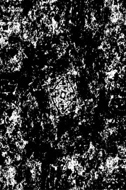 Kaba ve basit bir desen, inişli çıkışlı vuruşlarla yapılmış.