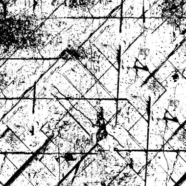 Kaba ve basit bir desen, inişli çıkışlı vuruşlarla yapılmış.