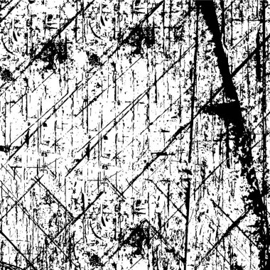 Kaba ve basit bir desen, inişli çıkışlı vuruşlarla yapılmış.