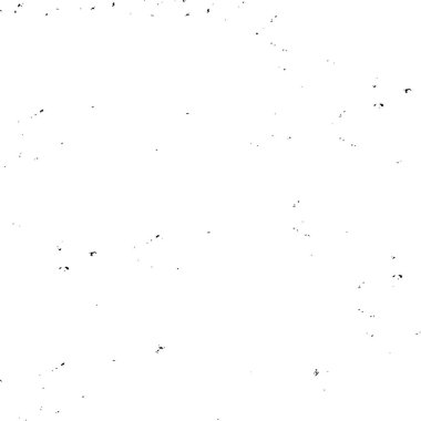 Grunge üst üste biniyor. Soyut siyah-beyaz vektör arkaplanı. Çatlak, leke ve noktalarda kirli desenli tek renkli klasik yüzey. Karanlık korku tarzında eski bir duvar.