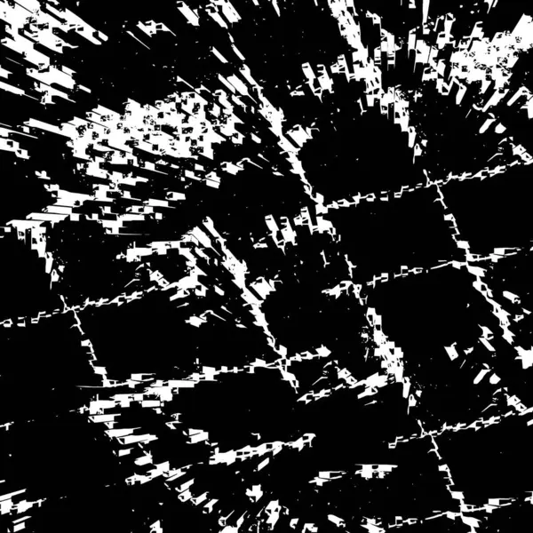 Потертый Слой Наложения Абстрактный Черно Белый Векторный Фон Монохромная Винтажная — стоковый вектор