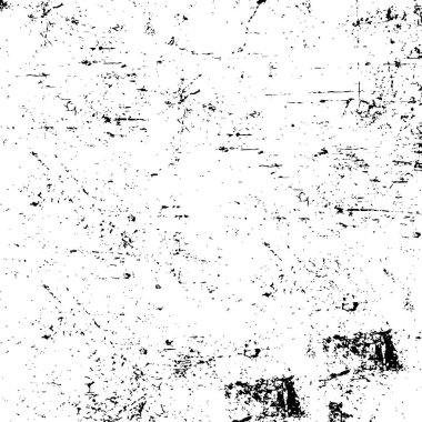 Çatlamış beton tabakasının gergin dokusu. Taş ya da asfalt. Grunge 'un arka planı. Vektör yarıton vektör çizimi