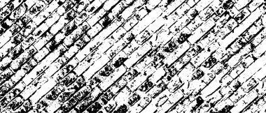 Grunge üst üste biniyor. Soyut siyah-beyaz vektör arkaplanı. Çatlak, leke ve noktalarda kirli desenli tek renkli klasik yüzey. Karanlık korku tarzında eski bir duvar.