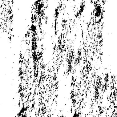 Çizik ve çiziklerle dolu siyah beyaz bir arka plan. Soyut vektör illüstrasyonu. 