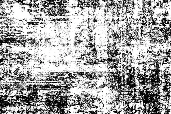 グラウンジオーバーレイ 抽象的な黒と白のベクトル背景 ひび割れ 点の汚れたパターンが付いているモノクロのヴィンテージの表面 ダークホラースタイルのデザインの古い壁 — ストックベクタ