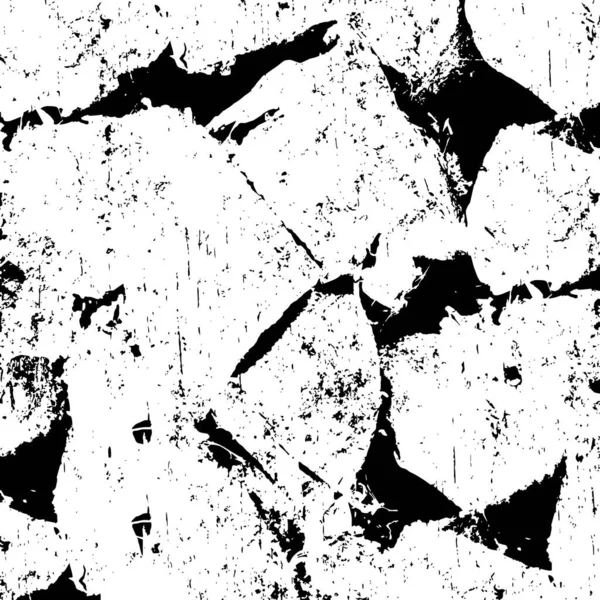 Сжатая Текстура Накладывается Треснувший Бетон Камень Асфальт Гранж Фон — стоковый вектор