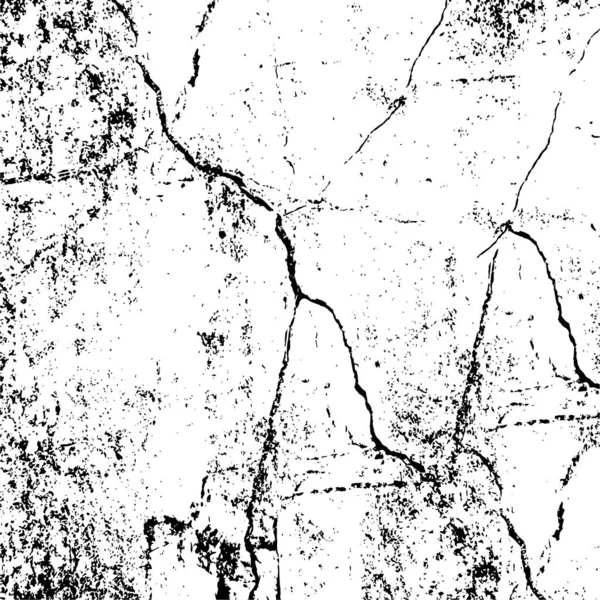 Сжатая Текстура Накладывается Треснувший Бетон Камень Асфальт Гранж Фон Абстрактная — стоковый вектор