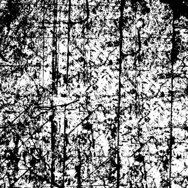 Siyah ve beyaz yıpranmış doku. soyut grunge arkaplanı