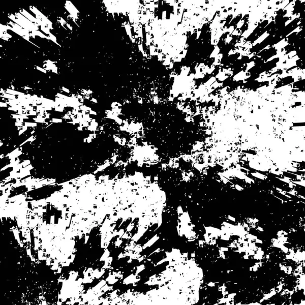 Fekete Fehér Textúra Elvont Grunge Háttér Vektor Illusztráció — Stock Vector