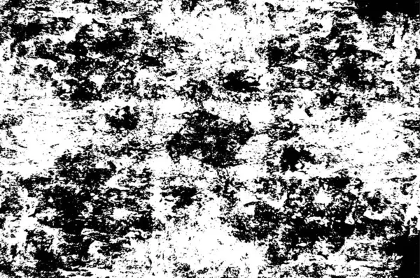黑色和白色的风化纹理 抽象的牢骚背景 — 图库矢量图片
