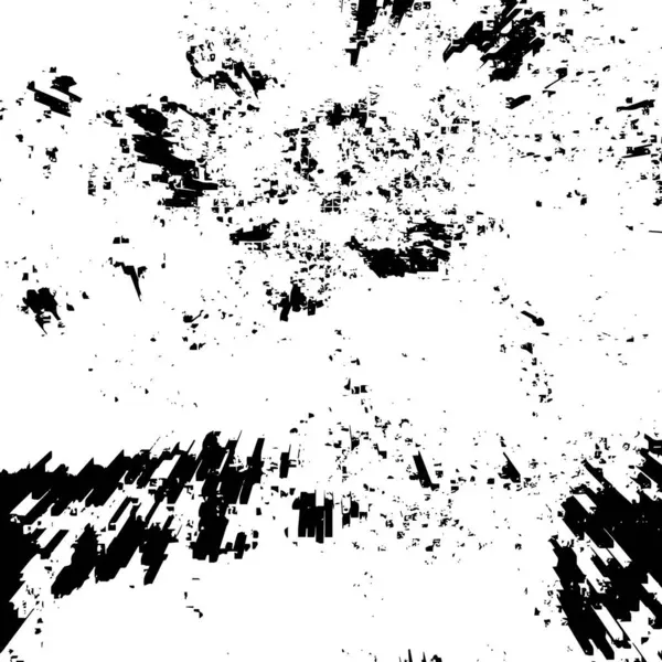 Черно Белая Выветриваемая Текстура Абстрактный Гранж — стоковый вектор