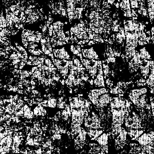 Ruwe Monochrome Textuur Illustratie Grunge Achtergrond Samenvatting Van Het Structuureffect — Stockvector