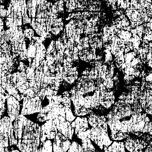 Preto Branco Monocromático Velho Grunge Vintage Resistiu Fundo Abstrato Textura — Vetor de Stock