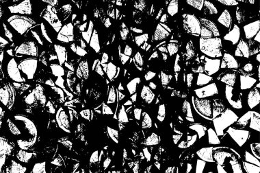 soyut siyah ve beyaz kaba doku, vektör illüstrasyonu