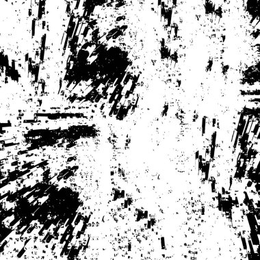 Sert, çizik, sıçramış grunge desenli fırça darbeleri. Dokuları üst üste koy. Siyah-beyaz boyanmış kağıt dokusu. Skeç grunge tasarımı. Poster, kapak, afiş, taklit, çıkartma düzeni için kullan.