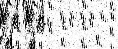 Grunge dokusu çatlaklar, cipsler, lekeler. Siyah ve beyaz yazdırılmış ögelerin soyut deseni