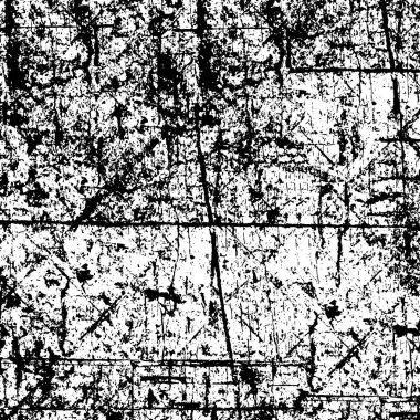 Grunge siyah beyaz desen. Monokrom parçacıkları soyut doku. Gri yazdırma ögesi