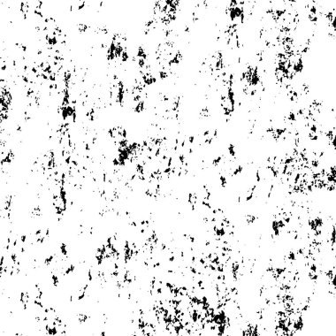 Eski grunge yıpranmış duvar arkası. Siyah ve beyaz soyut doku. Çatlakların, sürtünmelerin, çiplerin, lekelerin, mürekkep lekelerinin, çizgilerin geçmişi. Karanlık tasarım arka plan yüzeyi. Gri yazdırma ögesi