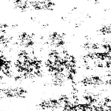 Eski grunge yıpranmış duvar arkası. Siyah ve beyaz soyut doku. Çatlakların, sürtünmelerin, çiplerin, lekelerin, mürekkep lekelerinin, çizgilerin geçmişi. Karanlık tasarım arka plan yüzeyi. Gri yazdırma ögesi