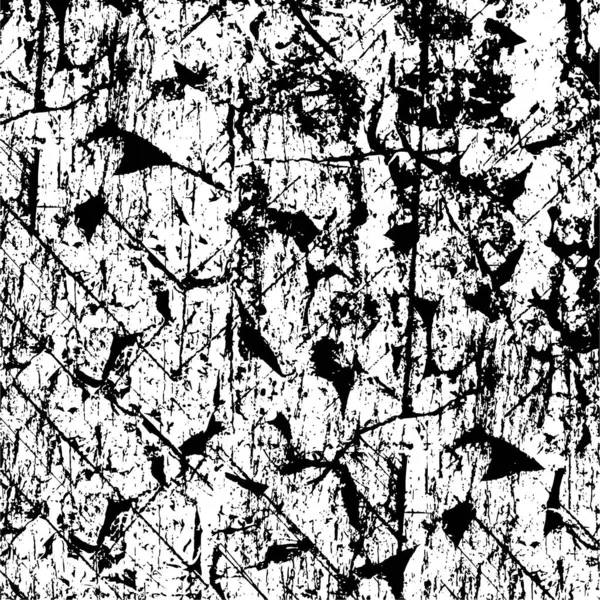 Kaba Monokrom Desen Çizimi Grunge Geçmişi Soyut Doku Efekti — Stok Vektör