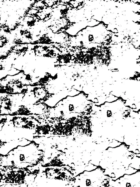 Абстрактная Черно Белая Грубая Текстура Векторная Иллюстрация — стоковый вектор