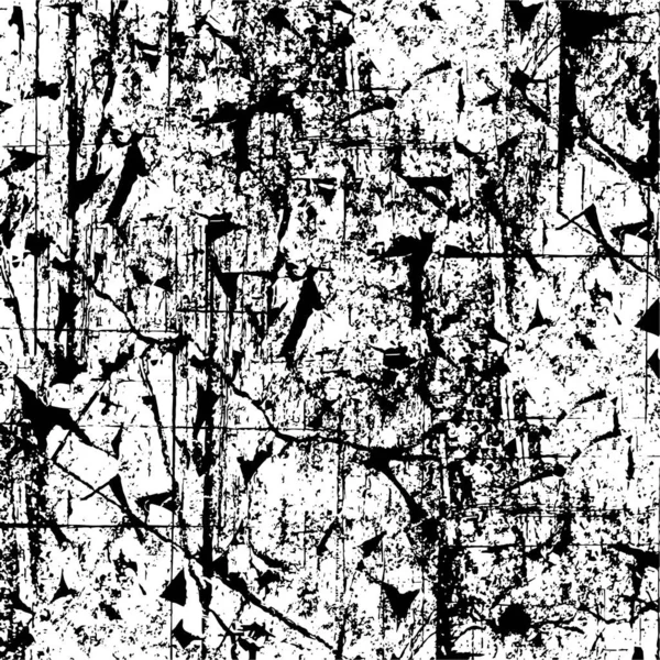 Schwarz Weiße Textur Abstrakte Verwitterte Oberfläche — Stockvektor
