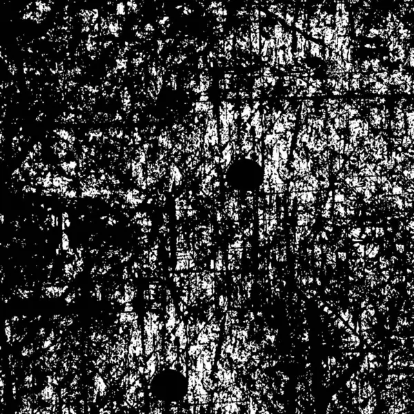 Černá Bílá Textura Abstraktní Grunge Povrch — Stockový vektor