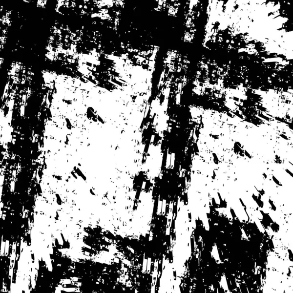 Černá Bílá Textura Grunge Abstraktní Vektorový Povrch — Stockový vektor
