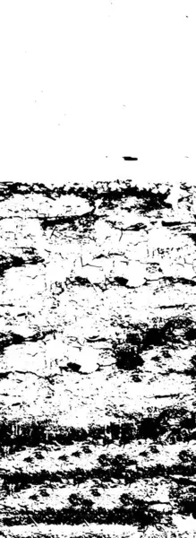 Grunge Textur Risse Chips Flecken Abstraktes Muster Von Schwarz Weiß — Stockvektor