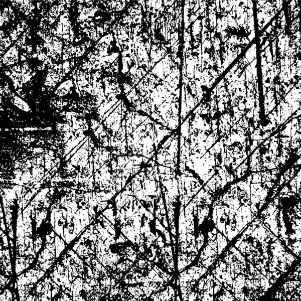 Grunge Svart Och Vitt Mönster Monokroma Partiklar Abstrakt Struktur Grå — Stock vektor