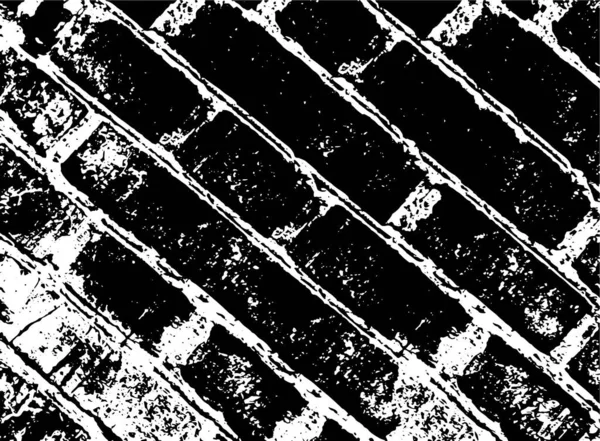 Grunge Pola Hitam Dan Putih Partikel Monokrom Tekstur Abstrak Elemen - Stok Vektor