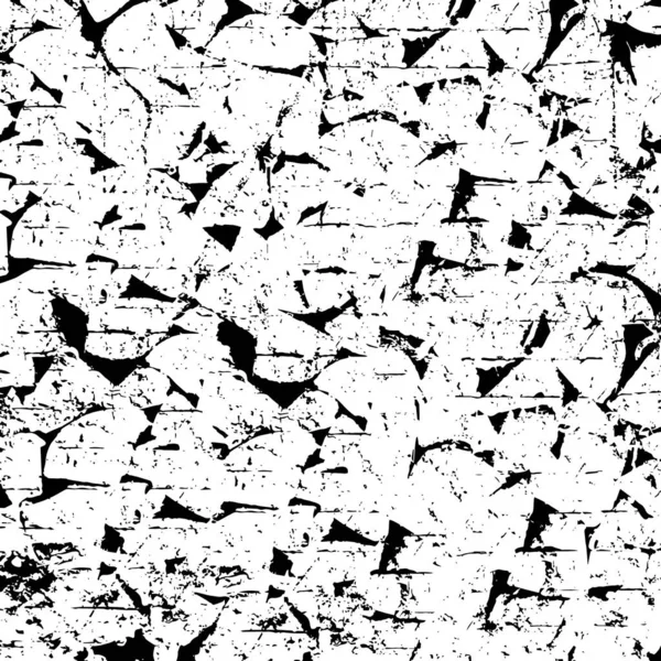 Старий Гранжевий Вивітрюваний Фон Стіни Чорно Біла Абстрактна Текстура Фон — стоковий вектор