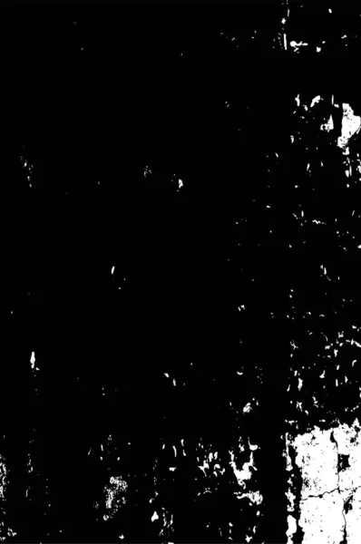 Παλιά Grunge Ξεπερασμένο Φόντο Τοίχου Ασπρόμαυρη Αφηρημένη Υφή Ιστορικό Ρωγμών — Διανυσματικό Αρχείο
