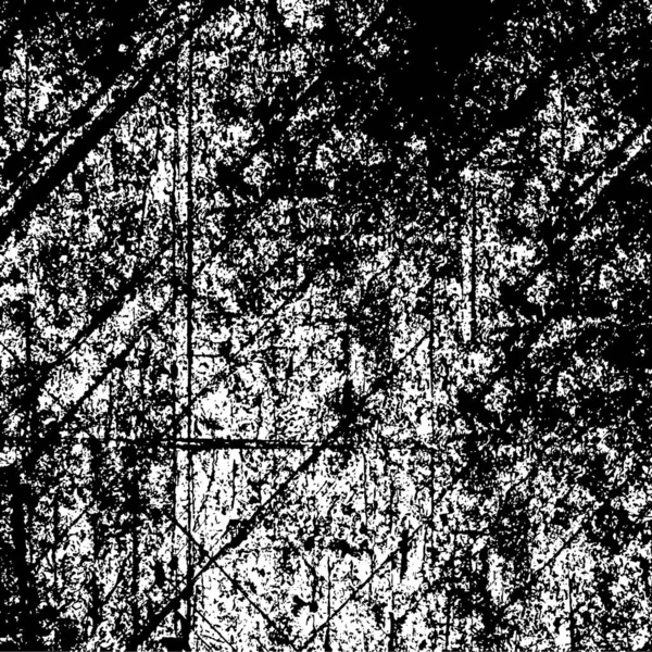 Noir Blanc Monochrome Vieux Grunge Vintage Fond Altéré — Image vectorielle
