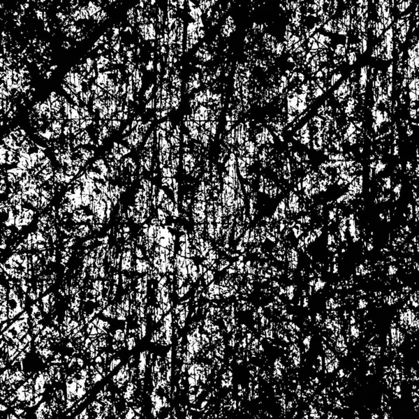 Staré Grunge Ošlehaná Zeď Pozadí Černobílá Abstraktní Textura Pozadí Trhlin — Stockový vektor