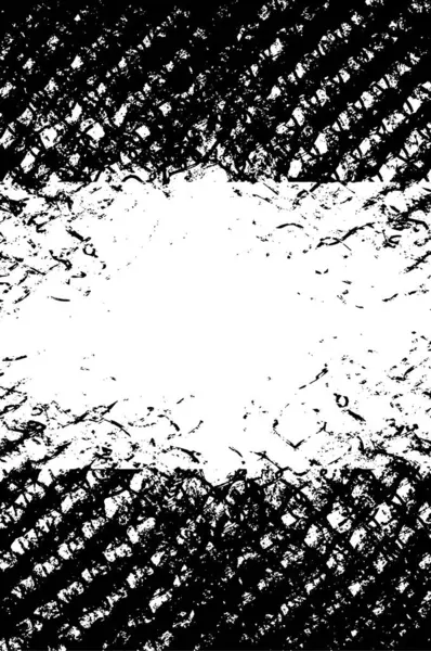 Гранж Чорно Білий Безшовний Візерунок Монохромна Абстрактна Текстура Фон Тріщин — стоковий вектор