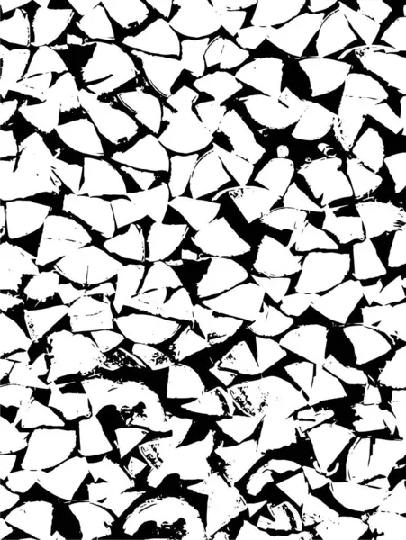 Grunge Motif Sans Couture Noir Blanc Texture Abstraite Monochrome Fond — Image vectorielle