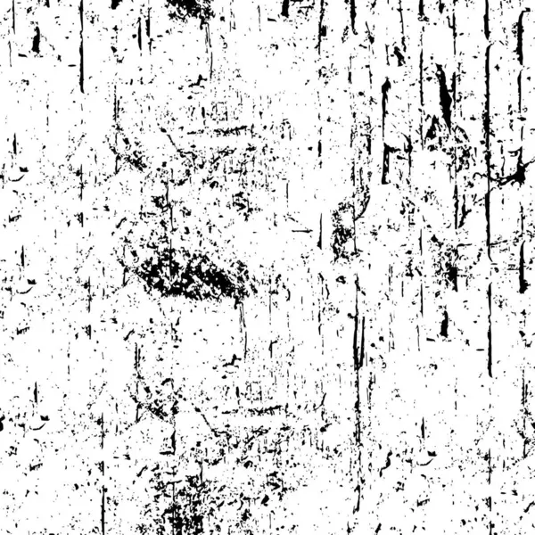 Grunge Fekete Fehér Varrat Nélküli Mintázat Monokróm Absztrakt Textúra Háttere — Stock Vector