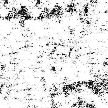 Siyah ve beyaz dokusunun Grunge arka planı. Elementlerin soyut deseni. Tek renkli baskı ve tasarım.